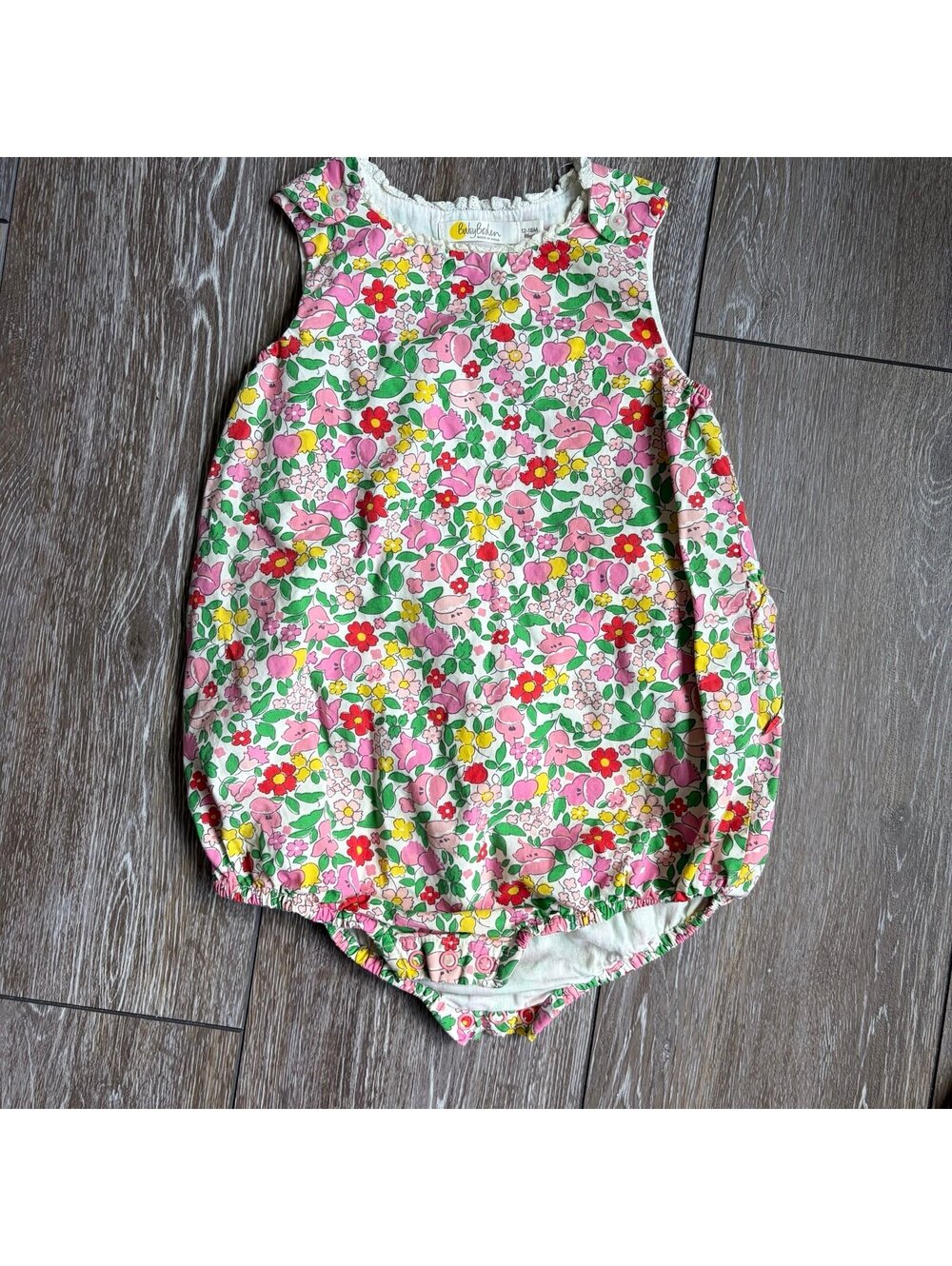 Beautiful Baby Boden Floral Romper Bubble